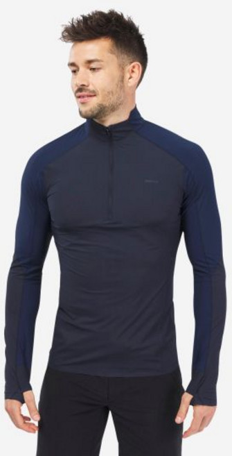 데카트론 Decathlon 남성 집 하이킹 긴팔 베이스 레이어 MH500 - 미드나잇 블루 코스모스 블루 756555