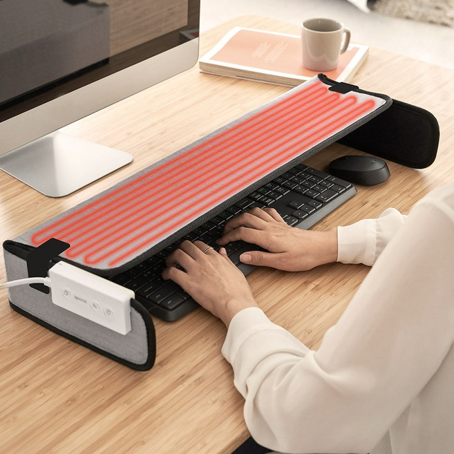 스쿱 데스크 핸드워머 손난로 키보드 마우스 히터 히팅패드, 딥블루(데스크패드)