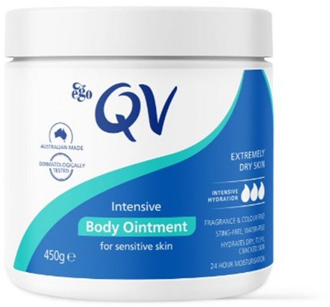 QV 重度修護乳膏 450g乾燥肌適用 無水 無酒精 Ego意高, 1瓶