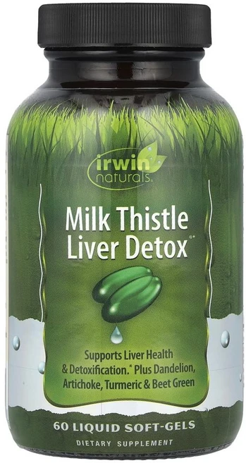 어윈 네추럴스 밀크씨슬 리버 디톡스 Irwin Naturals Milk Thistle Liver Detox® 60정, 1개 - 쿠팡