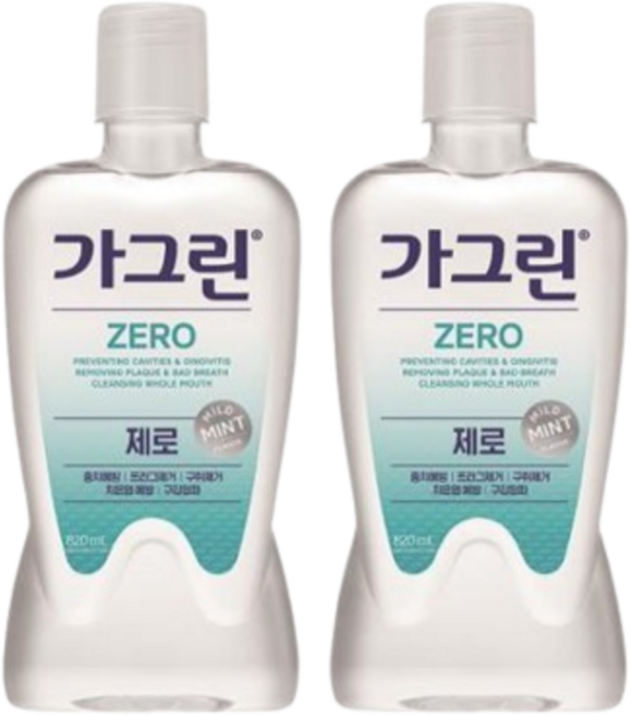 가그린 제로 더블 기획 (820ml X 2), +820ml, 1개, 820ml