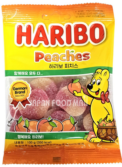 9위 - 하리보 피치스 젤리, 100g, 1개