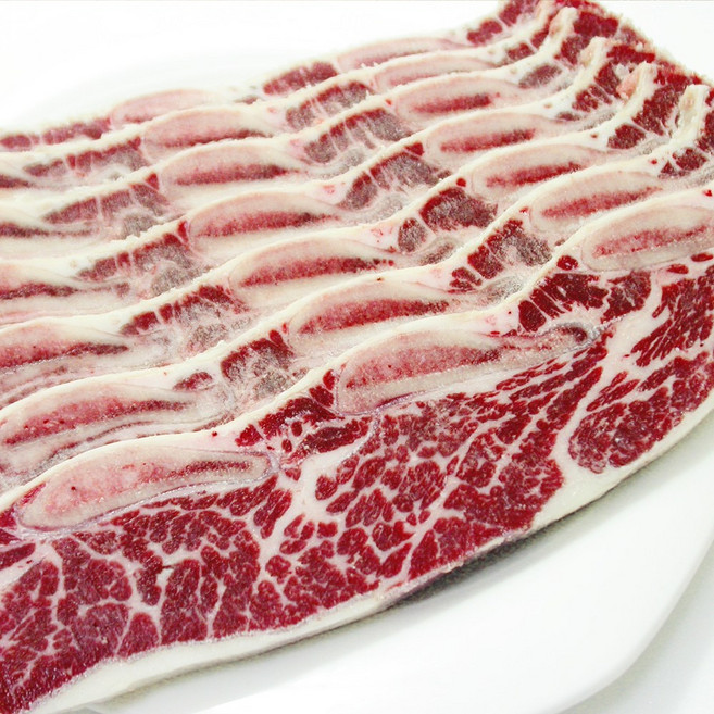 누리푸드 프리미엄 소갈비, 1개, 프리미엄 LA갈비 1kg 탑초이스 꽃갈비 6 7 8번