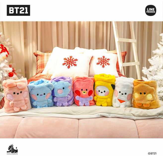 BT21 寶寶系列毛毯 飛機冷氣毯, MANG
