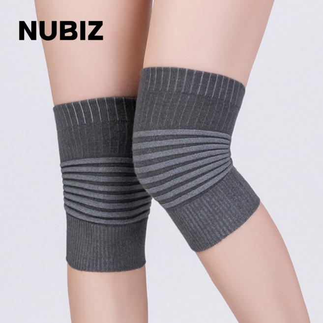 누비즈 1+1 무릎보호대 얇은 무릎 워머 x 2개 4color