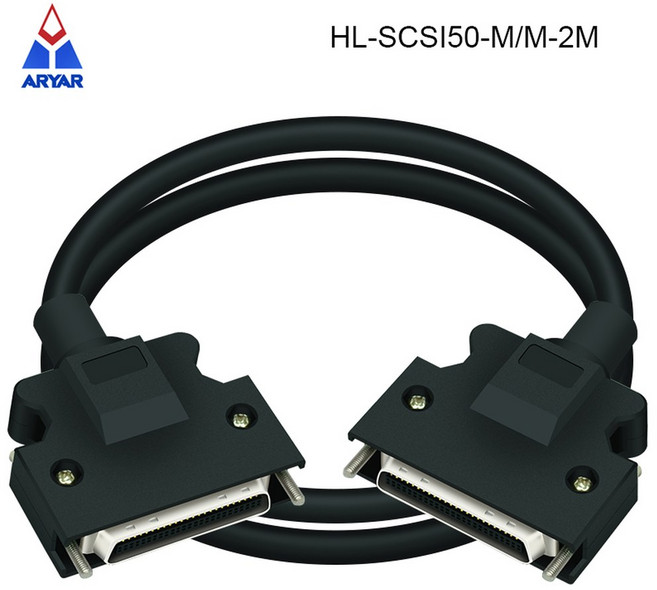 서보 드라이버 CN1 플러그 50 IO 신호 제어 케이블 SCSI50 브랜치 HL SCSI 50P CN NI, HL SCSI50 2M, 1개