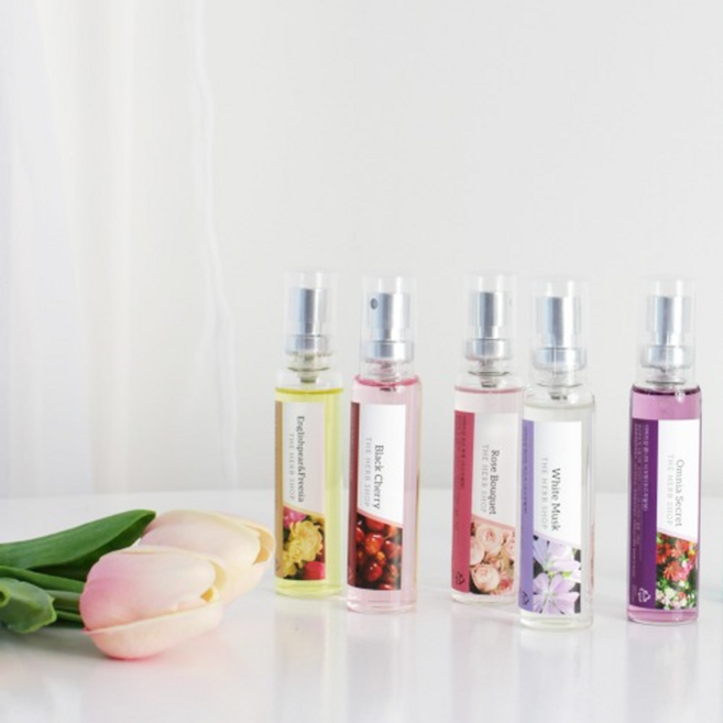 더허브샵 THS 미니향수 오 드 뚜왈렛 18ml 12종택1 샤르망향수, 3개, 로즈부케 02498