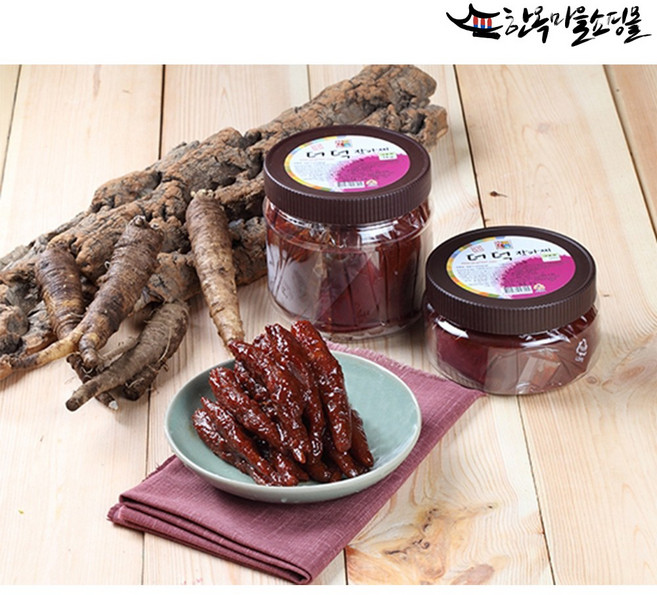 순창장본가 전통식품 더덕장아찌 120g 강순옥 식품명인, 1개