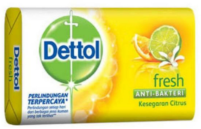 데톨 프레시 사분 항균 바 비누 105g