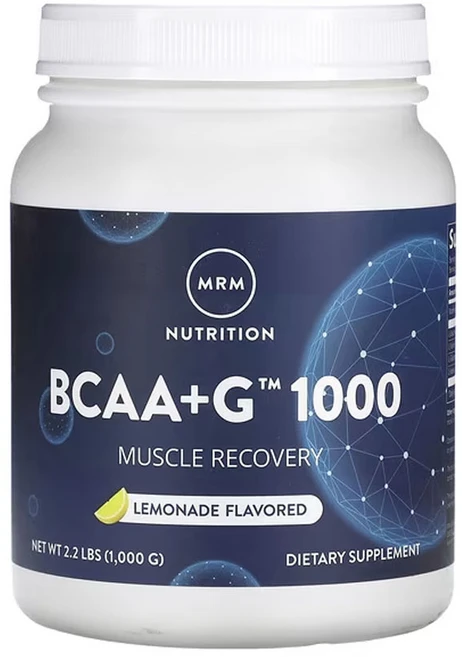 MRM뉴트리션 BCAA +G 1000 1kg 레모네이드맛 운동보충제 헬스인 선물 필수아미노산, 1개 - 쿠팡
