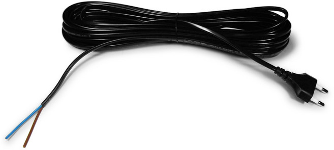 동양 브래트코드 0.75SQ 2C 10m 연선 전기 코드선 조명 전등 전원 스위치 코드 연결선, 1개, (블랙)