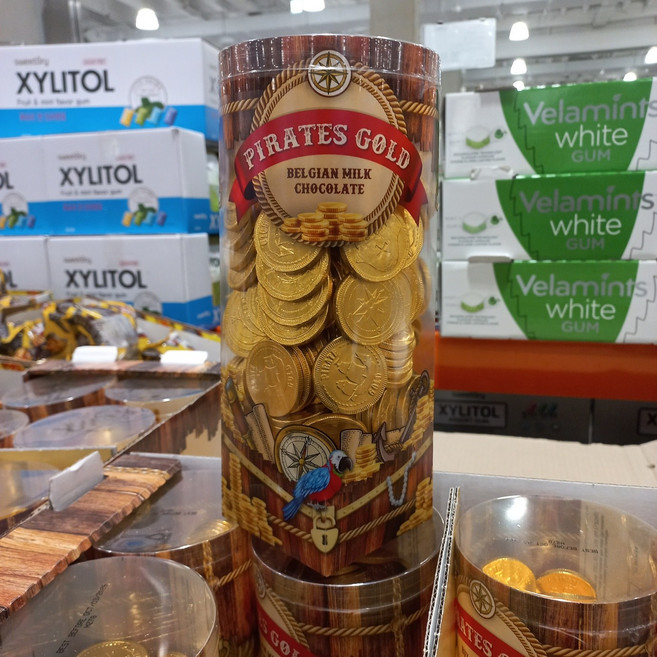 코스트코 금화 동전 초콜릿 1.25Kg 골드 코인초콜릿, 1개