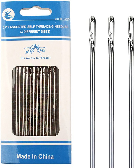 바늘 손바늘 비즈바늘 십자수바늘, 1세트