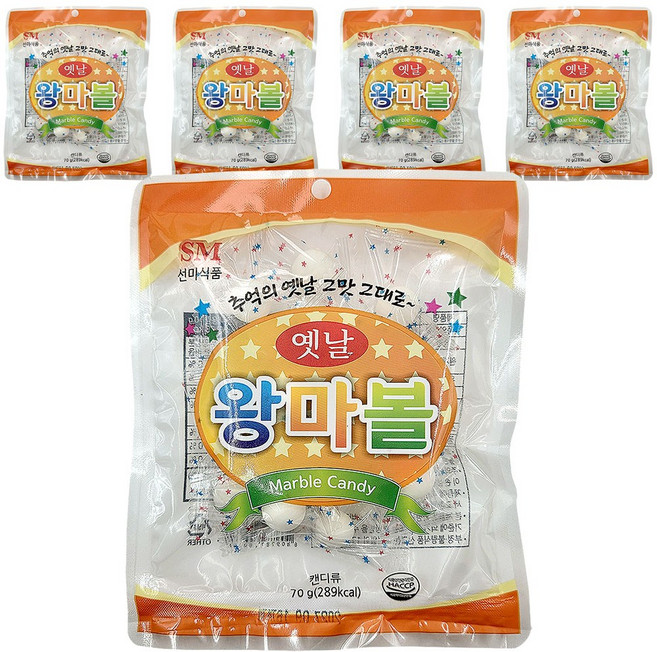 선미식품 옛날 왕마볼, 70g, 5개