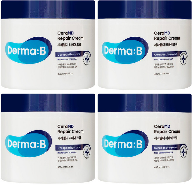 더마비 세라엠디 리페어 크림, 430ml, 4개