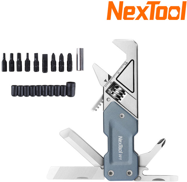 넥스툴 렌치 W NEXTOOL Light Wrench With Bit Kit [한강사 AS 가능 시리얼 넘버], 단품, 1개