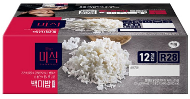 더미식 당진 백미밥, 200g, 24개
