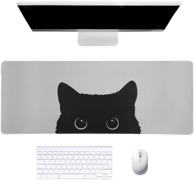 피앤도제 나만 없어 고양이 두꺼운 마우스 장패드, 1개, E. 빼꼼 고양이