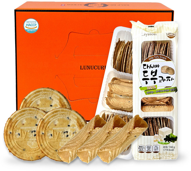 [르느쿠루] 두부과자 선물세트, 320g, 1세트