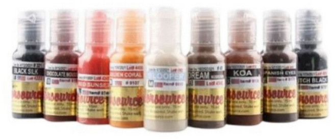 칼라소스 반영구 재료 색소, 키스미 #9134, 1개