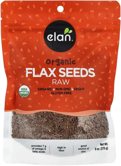 새해 첫좋은선물 Elan 유기농 아마씨 무가공 275g(9oz) 제대로 할인합니다, Elan 유기농 아마씨 무가공 275g9oz - 쿠팡