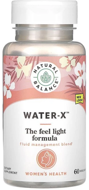 내추럴 Natural Balance 여성 건강 워터-X 베지 캡슐 60정 NTB-71217, Natural Balance, 여성 건강, 워터-X,, 1개 - 쿠팡