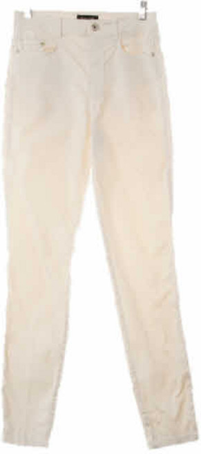 0829 마시모두띠 아이보리 면혼방 스키니팬츠 [36]