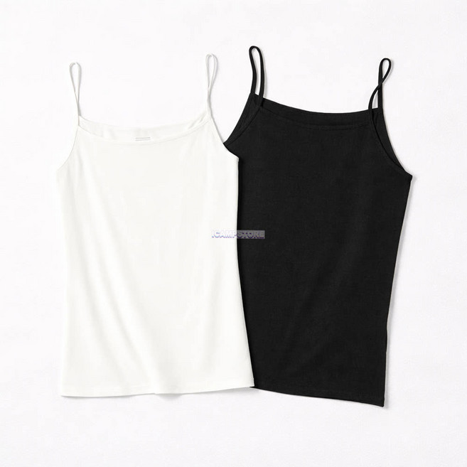 유니클로 여성 히트텍 민소매 끈나시