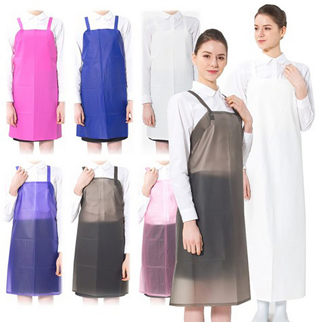 바름 우레탄방수앞치마 주방 식당 업소용 양면 방수앞치마, H형방수앞치마, 대, 흰색(무광), 1개
