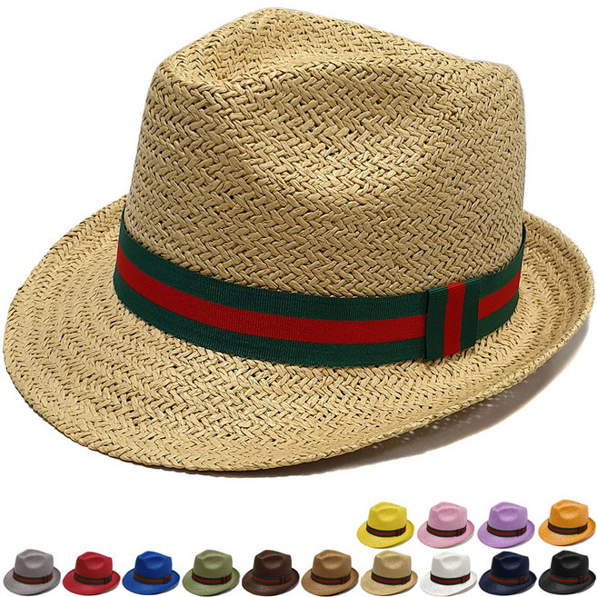 지사 여름 중절모 페도라 남자 여자 예쁜 모자-HAT240534