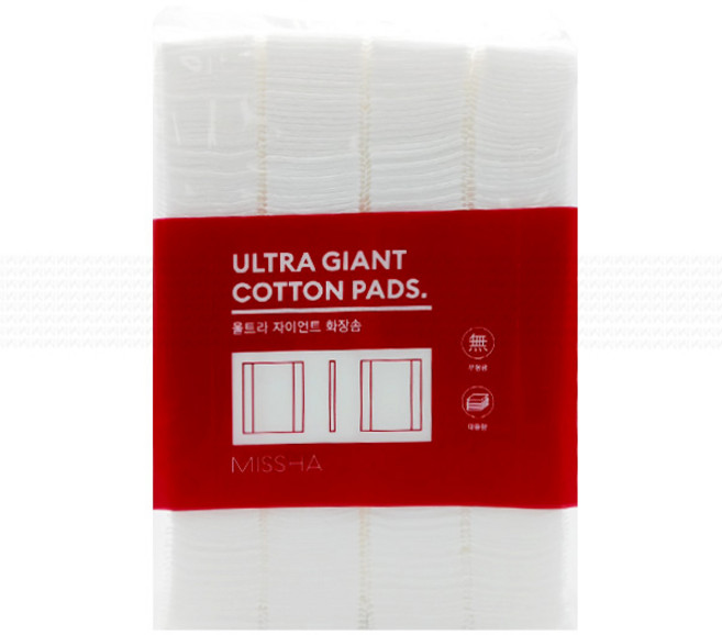 미샤 울트라 자이언트 화장솜, 400매입, 5개