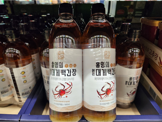 홍영의 어간장 붉은대게 백간장, 980ml, 1개
