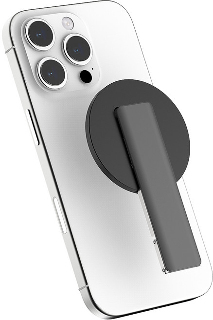 5세컨즈 핑거 맥세이프 호환 탈부착 스마트톡 거치대, 1개, 그레이