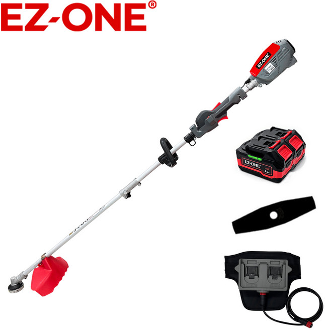 이지원 40V 무선 충전예초기 EZ-402BW 풀셋트 허리밸트형 전기 전동 벌초기계 초강력 1500W 고성능 BLDC 모터 엔진 예초기급, 1세트