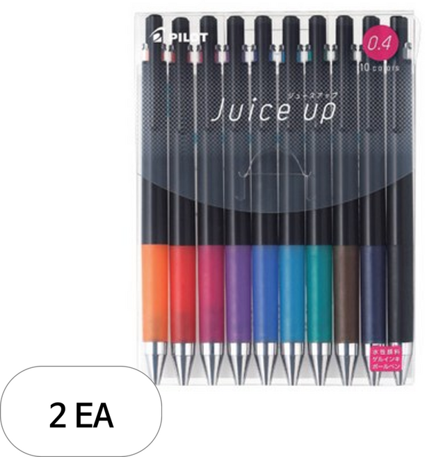 파이롯트 쥬스업 젤잉크펜 0.4mm 10종 세트 LJP200S4-10C, 혼합색상, 2세트