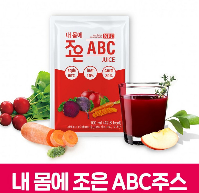 조은 내 몸에 조은 ABC 과채주스, 3L, 1개