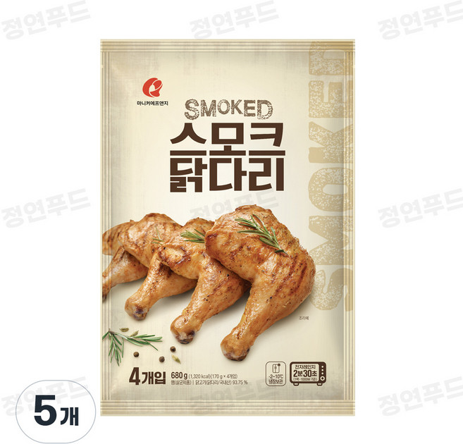 마니커에프앤지 스모크 닭다리 (냉장), 680g, 5개