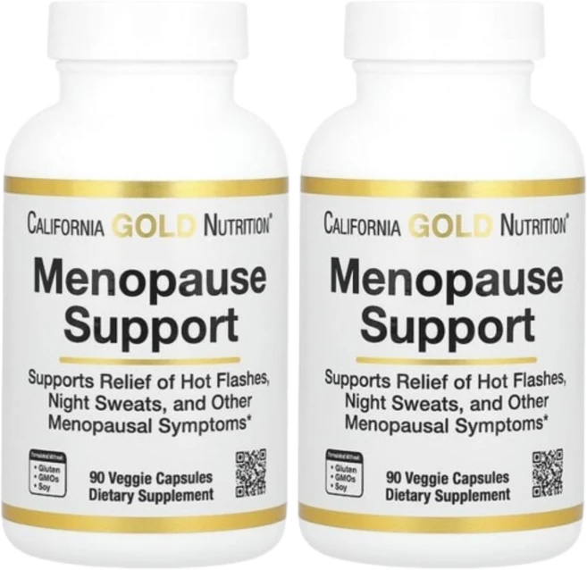 캘리포니아골드뉴트리션 메나포즈 Menopause 서포트 90베지캡슐 2개, 90정 - 쿠팡