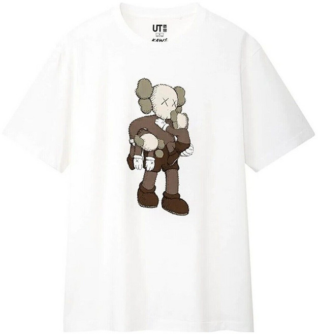 Kaws & Uniqlo UT Tokyo First 聯名款 短袖T恤, 白