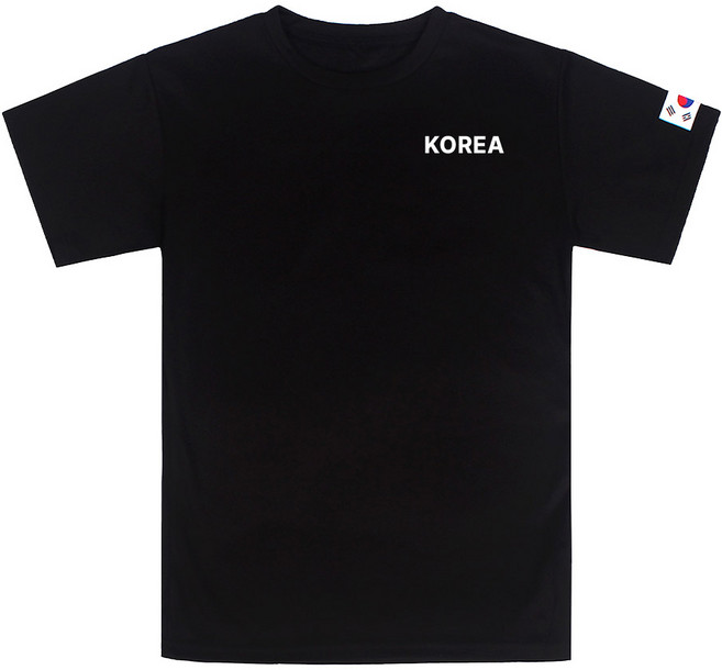 KOREA 코리아 쿨링 반팔 티셔츠 RT001 - 헬스 운동복 응원 기능성 드라이핏 쿨소재 스포츠