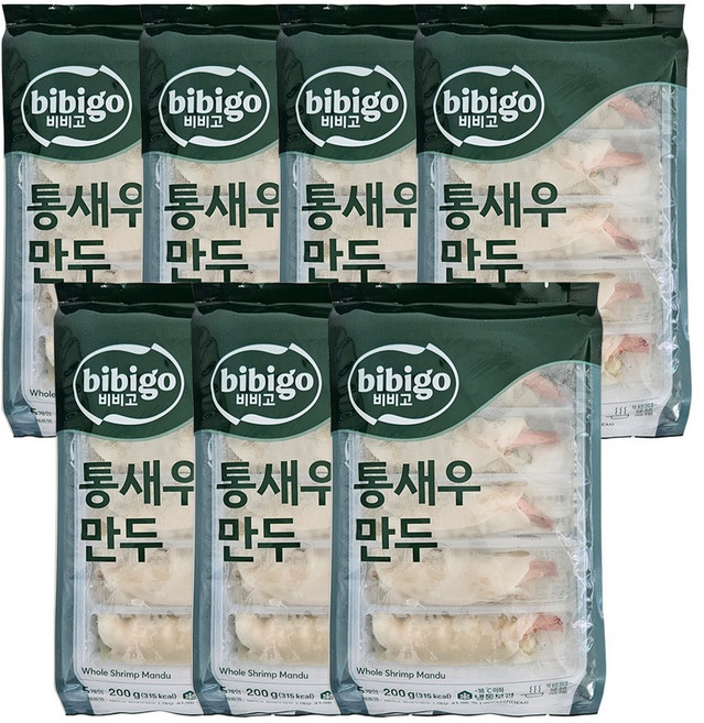 비비고 통새우만두, 7개, 200g