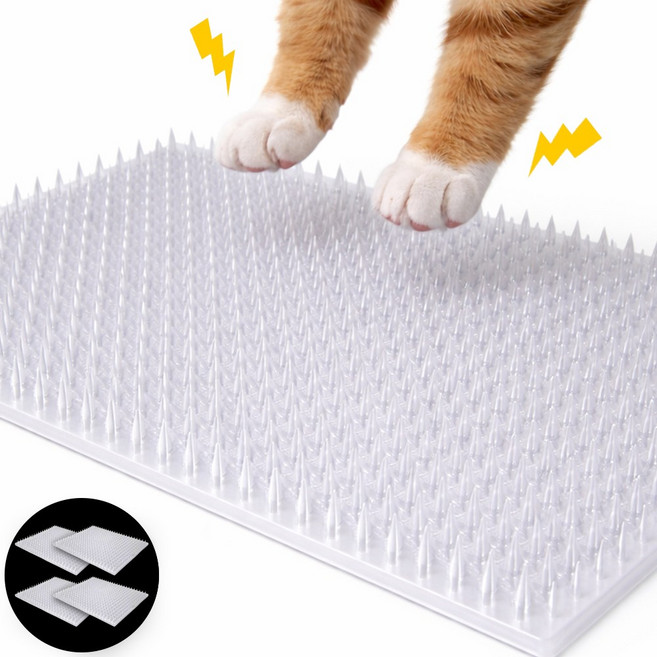 앙플러스 고양이 접근 방지 퇴치 매트, 4개, 투명