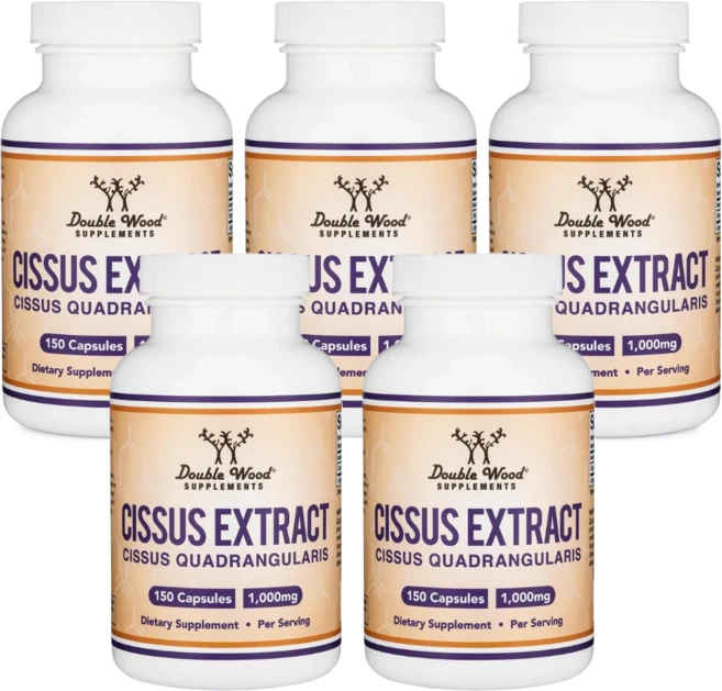 더블우드 시서스 콰드랭결러리스 Extract 1000mg 캡슐, 5개, 150정 - 쿠팡