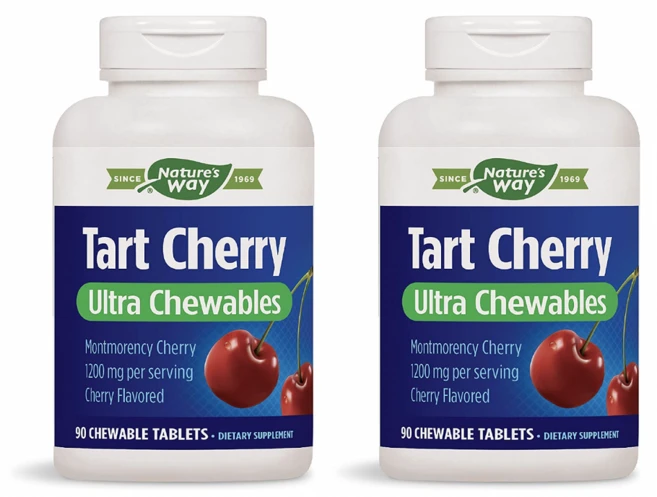 네이쳐스웨이 씹어먹는 타트체리 Tart Cherry 1200mg 90츄어블 2통, 90츄어블정, 90정 - 쿠팡