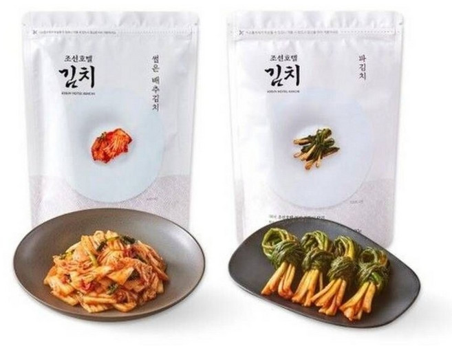 (매장정품) 조선호텔김치 조선호텔 썰은배추김치 1kg 파김치 500g 231657, 단일옵션, 1세트