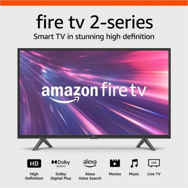 Amazon Fire TV 32인치 2시리즈 Alexa 음성 리모컨이 포함된 HD 스마트 TV 케이블 없이 라이브 스트리밍