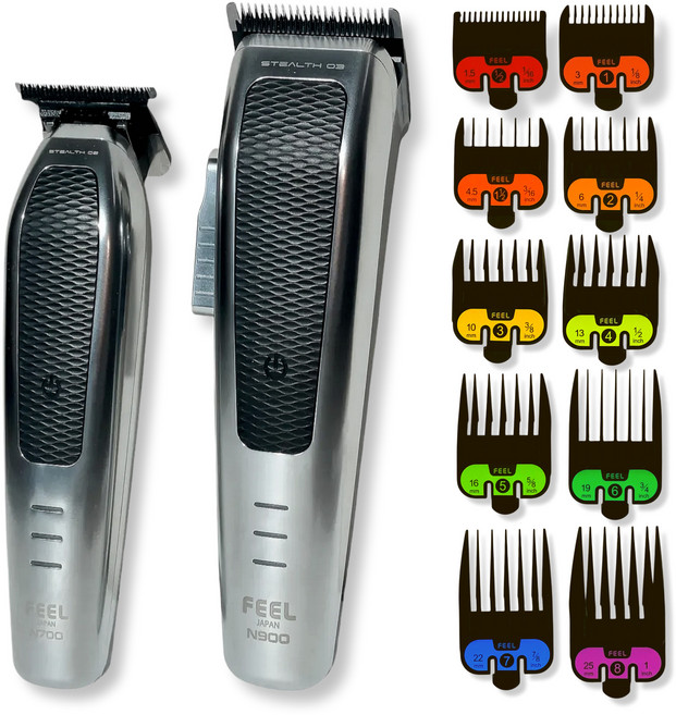 [FEEL] 필 클리퍼 N900 트리머 N700 가벼운 전문가용 저소음 미용바리깡, 필 N700 트리머 + N900 클리퍼 세트