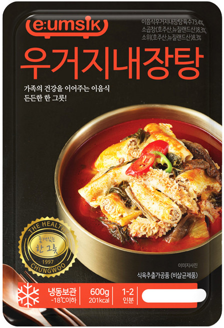 청우식품 이음식 우거지 내장탕 600g, 1개