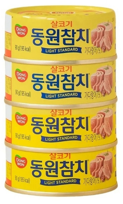 동원참치 고추참치 90gx8개 4개 참치 오메가3 s