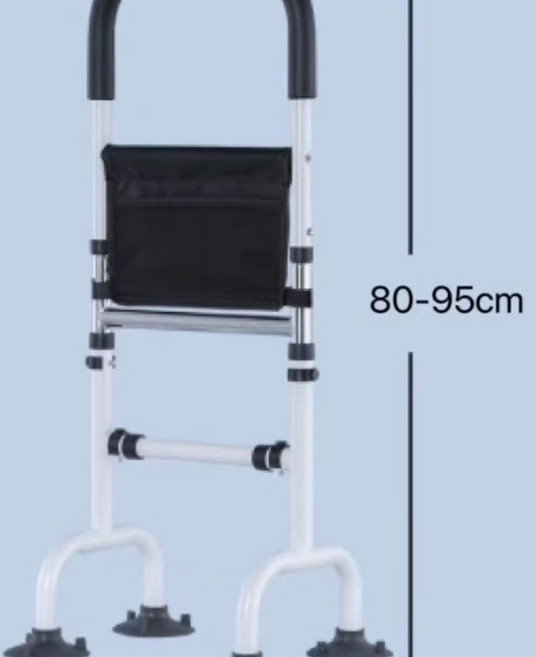 침대 팔걸이 쇼파 지지대 이동식 바 노인 펜스 안전바 E 직선 브라운, 1개, T. 미정